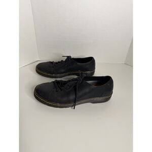 Dr. Martens Wilbur shoe Black Wyoming leather Size US 8 Mens Oxford